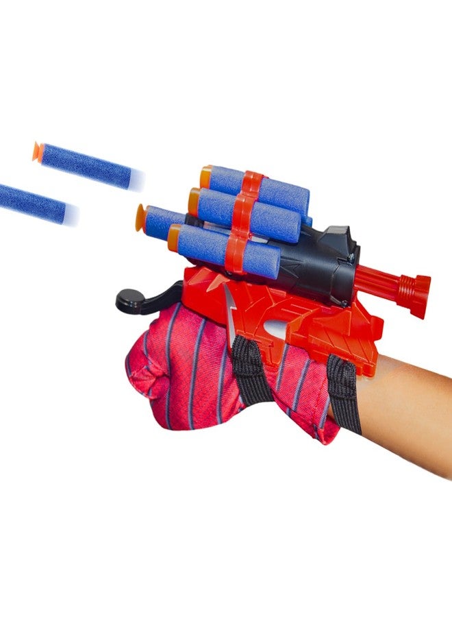 Jeemiter Superhero Foam Shooter Set for Boys Ages 4-6, Gift Box with Light-Up Mask, Foam Shooters, Cape & More, Perfect for Parties and Kids’ Gifts (Co9-mkm) - Image 2